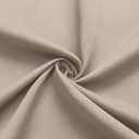 Gwine Blackout Curtains for Bedroom 54 Inches Long - Thermal Insulated Noise Reducing Window Curtain Panels, Room Darkening Curtain Drapes for Living Room, 2 Panels, Each W40 x L54, Biscotti Beige
