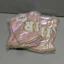 12 x Hiroyuki Iridescent Makeup Bag, 14 inches Cosmetic Bag, Large Capacity Travel Pouch (Hair, pink)