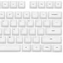 EPOMAKER AegisSil Keycap Set, Silicone Material, Cherry Profile, 113 Keys, 65%/75%/96%/Full Size, Custom Keyboard Keycaps Set for Cherry MX, Kailh, Outemu, Gateron Mechanical Gaming Keyboard (White)