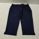 Tapata Women's Capri Dress Pants 20.5" Stretch High-Waist Crop Office Work Pants Summer Casual Capris Slacks Yoga , Size L