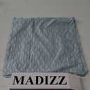 MADIZZ Set of 2 Super Soft Velvet Decorative Throw Pillow Covers 16x16 inch Light Blue Square with Texture Luxury Style Cushion Case Pillow Shell for Sofa Bedroom (16" x 16" (Pack of 2))