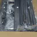 DIMJ Free Standing Shoe Racks - 3-Tier Boot Rack, Black Metal Storage Organizer for Tall Boots, Sneakers, Closet Organizer, Multiuse Shoe Rack, Fits 6 Pairs