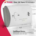 Kidde Carbon Monoxide Detector, AA Battery Powered, Portable for Travel or Home, 85 dB Alarm, LED Status Indicators, 3rd Edition