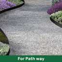 AGTEK 98FT Plastic Landscape Edging Kit 3inch Height No-Dig Garden Edging Border Lawn Edging Roll for Flower Bed Lawn Yard, Black, with 60 Anchoring Spikes