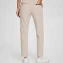 baleaf Womens Business Casual Pants Stretch Travel Pants On Airport with Zipper Pockets Dressy Slacks Golf Work Pull on (L)