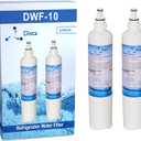 Dista Refrigerator Water Filter (2-Pack) Compatible with LT600P, LG 5231JA2006A, LG 5231JA2006B, Kenmore 46-9990
