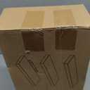 BAYKA White Floating Shelves for Wall  Rustic Wood Wall Shelves with Metal Brackets for Bathroom, Bedroom, Kitchen, or Living Room Decor Organization  Set of 3, Sturdy Storage with 22lb Capacity (15.7inches, C. White - Modern Minimalist Style)