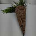21" Long Vase, Living World Nibblers Corn Husk Pet Chew, Carrot Plant Decorations, Brown