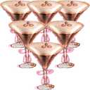 Civaner 6 Pcs Espresso Martini Balloon 32 x 26 Inches Giant Foil Espresso Martini Balloons a Tini Bit Older Birthday Party Decorations for Bachelorette Bridal Shower Wedding Party Supplies 