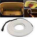 AUTOXBERT Front Trunk LED Light Strip for Tesla Model 3 Y 2021 2022 2023, Warm White Frunk Led Ambient Lighting 12 V, 110 Inch Flexible Waterproof LED Strip Light(Warm White)