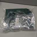 Christmas Tbale Runner 13x72 Inch Soft Plush Faux Fur Jacquard Green Big Small Christmas Tree Table Runner, Seasonal Autumn Kitchen Dining Table Decoration for Home Party Decor ZR003B72