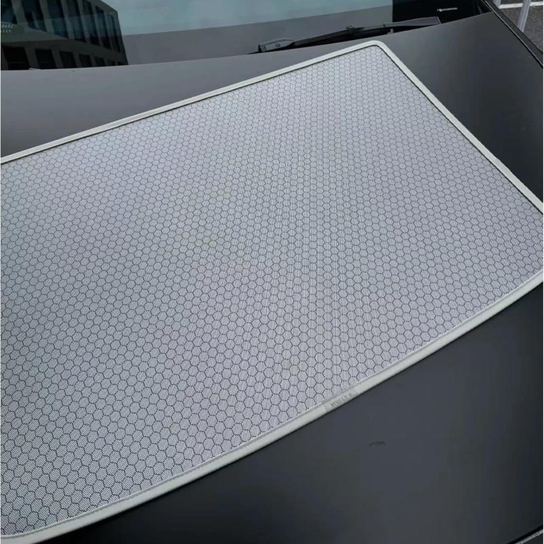 for Tesla Model 3 Y Highland 2021-2025 Juniper Sun Shades Glass Roof Sunshade Graphene Honeycomb Front Rear Sunroof Skylight(M3 Highland 24-25)