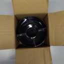 Marbrasse Desk Organizer, 360-Degree Rotating Pen Holder, Desk Organizers and Accessories with 5 Compartments Pencil Holder, Art Supply Storage Box Caddy for Office, Home (Black)