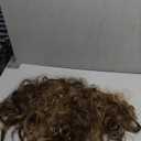 KooKaStyle Clip in Hair Extensions Long Wavy 4PCS Thick Hairpieces Synthetic Ash Blonde Balayage Fiber Double Weft Natural Hair Extensions for Women 24 Inch Daily Use