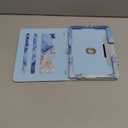 Case for iPad 9th/ 8th/ 7th Generation, iPad 10.2 inch Case 2021/2020/ 2019, 360 Degree Rotating Stand, iPad 9 8 7 Gen 10.2'' Leather Cover with Pocket Design & Pencil Holder, Marble Blue