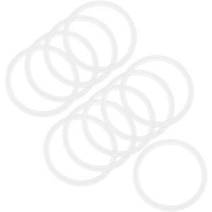 M METERXITY 10-Pack 155mm OD Silicone O-Rings Gasket, O-Rings Seal Gasket for 5.5" Clamp/Compressor Valves Pipe Repair/Sink Plug/Bathtub Plug/Sealing Faucets, Washer Clamp