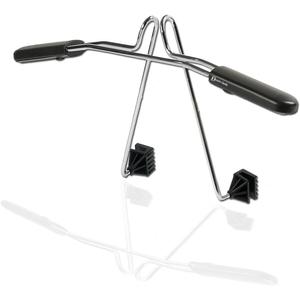 Zento Deals Chrome Car Seat Coat Rack Hanger - 11in to fit onto Most headrests (Silver 1), Adjustable, 19-24 inches wide