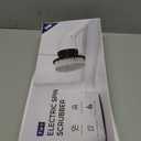 Electric Spin Scrubber - Cordless Bathroom Scrubber with 7 Brush Heads - Dual Speed IPX7 Waterproof Power Scrubber for Heavy-Duty Bathtub, Glass, Tile, and Car Cleaning (White)