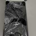 Denvlex 4-Piece Toilet Brush and Plunger Set, Extended Handle Plunger, Toilet Bowl Brush Plunger Set, Bathroom Cleaning Tools, Cleaning Brush, Cleaning Supplies, Toilet Brush Plunger Combo, Black（20inch）