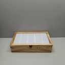 16x9 Extra Deep Shadow Box Display Case with 4 Removable Shelves Large Wooden Shadow Box Frame for Figurines & Collectibles Deep Shadow Box with Magnetic Front Loading Door