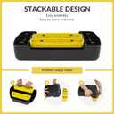 Fitvids 18" Aerobic Step Platform, Workout Stepper with Adjustable 2 Stackable Risers 3" 5.5" for Home Gym Small Space, Exercise Step, Multiple Option