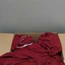 Flamingo P Super Stretch Couch Cushion Covers 3 Piece Set Sofa Seat Slipcovers with Elastic Bottom, Machine Washable Furniture Protector for Pets & Kids (3 Seat Cushion Cover, Wine)