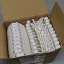 HOUSE DAY Foldable Travel Hangers 20 Pack w/10 Clips, Cruise Essentials 2025, Portable Hangers Collapsible Hanger Plastic, Travel Must Haves for Suitcase, Hotel, RV, Road Trip, Flying, Camping-White