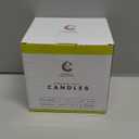 Candle Charisma 100 Yellow Spell Candles - 4" Unscented Paraffin Chime Candles, Smokeless & Dripless, Colored Candles, 1.5 Hours Burn Time 0.4" Thick Taper Candles for Rituals, Witchcraft & Parties