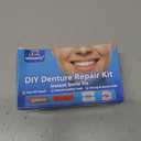 2 x DIY Denture Kit for Home Use – Upper & Lower Fake Teeth Set, Natural Smile Replacement, Comfortable Fit, Emergency Tooth Solution, 1-Pack