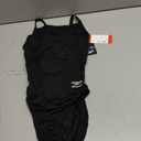 Speedo Womens Swimsuit One Piece Prolt Flyback Solid Adult Team Colors, 26 (Black/Black)