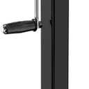 YOMILINK 8000 lbs Heavy Duty Trailer Jack, Weld on Square Jack, 28.9" Vertical Travel, Adjustable Drop Leg, 8K Utility Trailers Jack for Yacht, Boat, RV Trailer