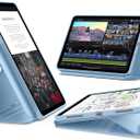 ESR for iPad Air 11 Inch Case M4/M3/M2 (2026/2025/2024), iPad Air 5th/4th Gen Case (2022/2020) 10.9 Inch, Removable Magnetic Cover, Adjustable Portrait/Landscape Stand, 9 Standing Angles, Light Blue