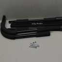 Ally Peaks Pull Up Bar for Doorway | Thickened Steel Max Limit 440 lbs Upper Body Fitness Workout Bar| Multi-Grip Strength for Doorway | Indoor Chin-Up Bar Fitness Trainer for Home Gym Portable (black)