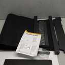 Karate Belt Display Rack with Stickers, 10/12 Martial Arts Belt Display Holder, Taekwondo Belt Jiu Jitsu Belt BJJ Belt Display Hanging Holder for Adults, No Assembly Required (Black)