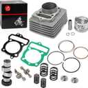 Motorsports Big Bore 58mm 120cc Cylinder Piston Top End Kit & Camshaft Compatible with Honda XR100 XR100R CRF100 CRF100F 1981-2017 411-HXR-1001