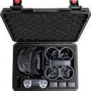 FPVtosky Hard Case for DJI Avata 2 Drone/Fly Smart Combo(for DJI Goggles N3, CASE ONLY), Waterproof Carrying Case for RC Motion 3, FPV Remote Controller 3 and Battery Accessories