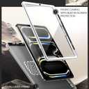 SUPCASE for iPad Pro 11 Inch Case M5/M4 (2025/2024) with Pencil Holder (Unicorn Beetle Pro), [Built-in Screen Protector & Stand] Full-Body Rugged Cover for iPad Pro 11'' 6th/5th Gen, White