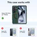 for Samsung Galaxy S26 Ultra case with Stand, 7X Military-Grade Drop Protection, Shock-Absorbing Phone Rugged Cover, Compatible with MagSafe Accessories,360 Magnetic Stand, Green