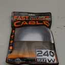 chubbycable Chubby 2.0 USB C 240W Fast Charging Cable Silicone Soft Durable USB C Cable Extra Thick Charger Cord Compatible with iPhone 17-15 Series iPad, Black+Black, Type-C to Type-C, 13.1FT