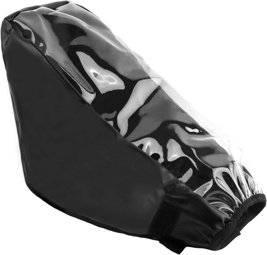 SYCOOVEN 9.8x5.9inch Power Wheelchair Accessories, Waterproof Power Wheelchair Arm Joystick Cover,Durable Electric Wheelchair Controller Cover(Black)