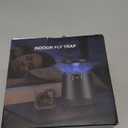 Fruit Fly Traps for Indoors, Bug Light Trap Indoor, Remote Control Fruit Fly Trap Gnat Mosquito Trap, Catch Insect Indoor with Light Suction Sticky Glue, Adjustable Brightness&Fans (Black&Blue)