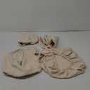 Office Chair Cover, High Stretch Seat Cover Anti Slip Fitted Rotating Chair Slipcovers Soft Chair Protector Cover, Beige-One Size, 4 Pack