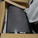 Compost Spreader 24 Inch Peat Moss Spreader with Installation Support Accessories, Metal Mesh Roller Lawn Spreader for Top Soil, Manure, Mulch, Top Dressing - Garden spreaders for lawns