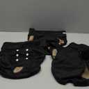 Pet Parents Washable Dog Diapers (3pack) + Extendrs of Durable Doggie Diapers, Premium Dog Diapers Female & Male (X-Large, Black)