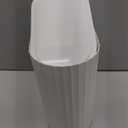 ELPHECO Automatic Motion Sensor Garbage Can - 2 Gallon Slimline for Bathroom, Bedroom, Kitchen, Office - White with Gold Trim