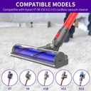 Upgrade Quick-Release Vacuum Direct Drive Head Replacement for Dyson V7 V8 V10 V11 V15Suitable for Hardwood Floor Carpets Attachment SV10 SV11 SV12 SV14 Replacement Part Electric Head Roller Brush