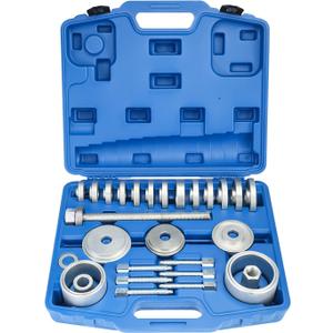 KUNTEC 31pcs Univeral Front Wheel Drive Hub Bearing Puller Remover Installer Tool Set