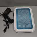 Nail Dust Collector with 1700PA Powerful Suction, Professional Wired Nail Dust Extractor, 4500RPM Nail Vacuum Fan with 3 Suction Modes & 2 Reusable Filters for Acrylic Nails Polishing at Salon & Home