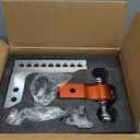 Kohree Adjustable Trailer Hitch Fit 2 Inch Receiver, Dual Solid Ball 2" and 2-5/16"(12,500 LBS GTW), 8" Drop & Rise Heavy Duty Aluminum Tow Hitch with 4 Silencer Pads & 2 Locking Hitch Pin, Orange