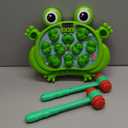 HopeRock Toys for 2 3 4 5 Year Old Boy,Toddler Toys Age 2-4, Whack A Frog Game,with 5 Modes,45 Levels,9 Music Spray and Light-up, Baby Toy Gifts for Early Learning, Birthday Gift for Toddler Boy Toys
